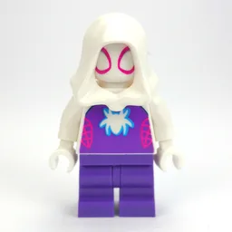 Ghost-Spider / Spider-Gwen, Medium Legs, White Spider Print