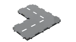 Brick Builders Road System Single Road Corner
