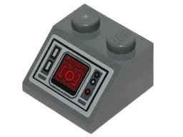 Slope 45 2 x 2 with SW AT-ST Control Panel Pattern (Sticker) - Set 75254