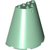 Cone Half 8 x 4 x 6 / Sand Green