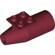 Engine Smooth Large [2 x 2 Thin Top Plate] / Dark Red