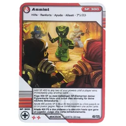 Trading Card, Ninjago Deck #2: 45 - Assist - International Version / [No Color/Any Color]