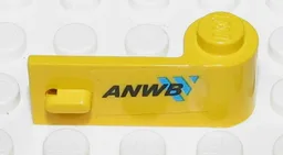 Door 1 x 3 x 1 Right with 'ANWB' and Blue Logo Pattern (Sticker) - Set 2140