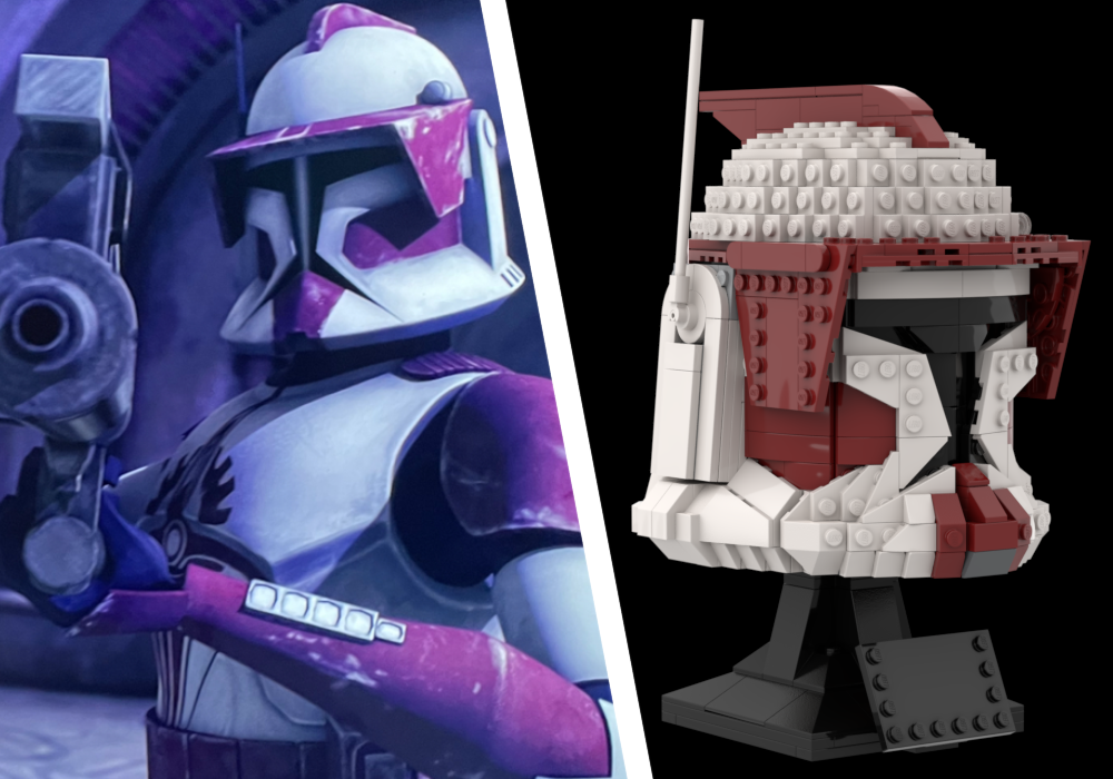 Lego Commander Fox P1 Helmet