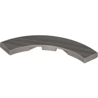 Tile 4 x 4 Curved, Macaroni / Metallic Silver