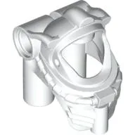 Helmet Underwater / Space, Breathing Apparatus with Pin Holes / White