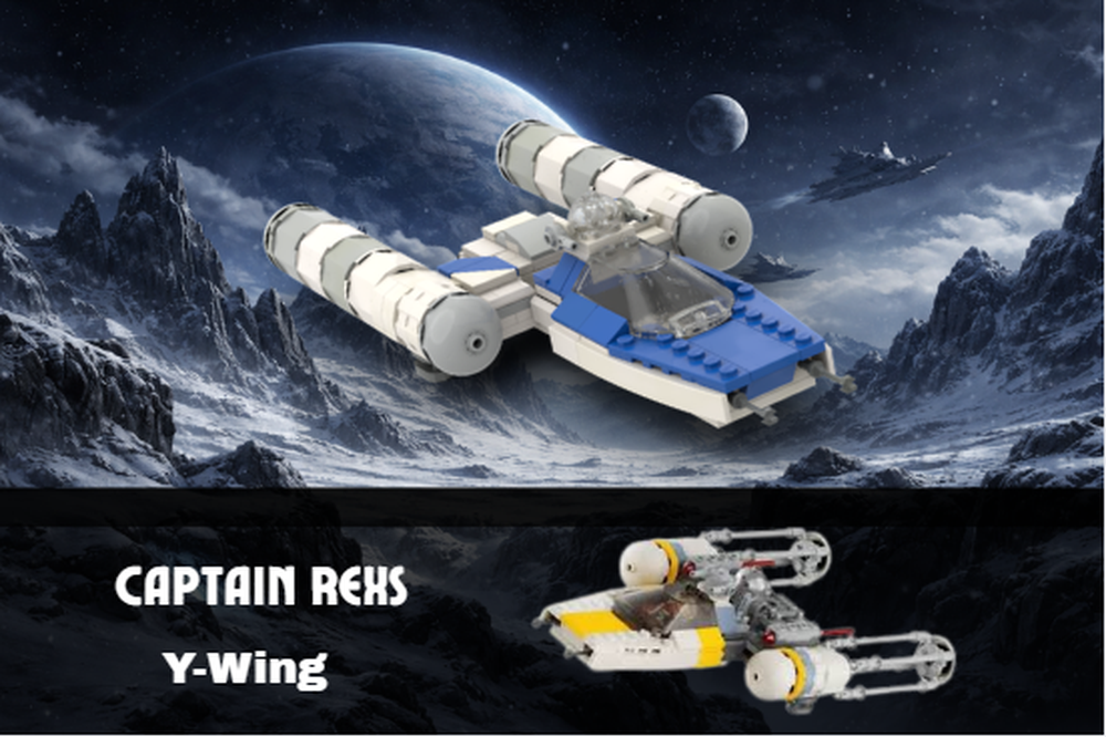 Lego Captain Rex Y Wing Mod