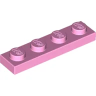 Plate 1 x 4 / Bright Pink