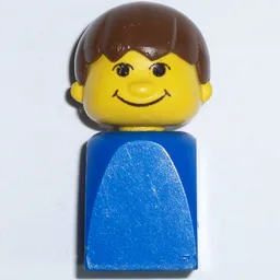 Basic Figure Finger Puppet Male [Blue, Brown Hair] / [No Color/Any Color]
