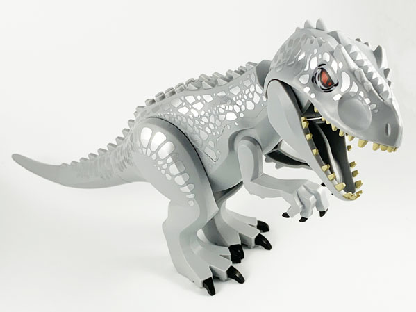 Lego Dinosaur Indominus rex with Silver Spots