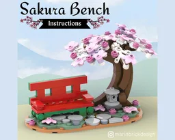 Sakura Bench - Lego Moc