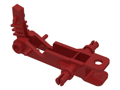 Lego Tricycle Body Chassis / Dark Red