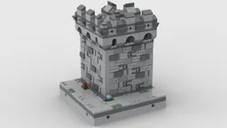 Mini-Medieval-Modulars 23 - "Wall Corner Inverted"