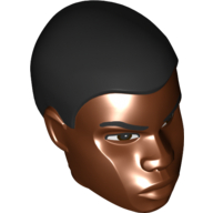 Lego Large Figure Head Finn / Reddish Brown