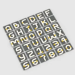 LETTERS and NUMBERS 4x5