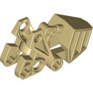 Lego Large Figure Foot, with Ball Joint Socket with Flat Top 3 x 6 x 2 1/3 / Tan