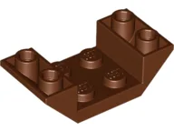 Brick Sloped Inverted 45° 4 x 2 Double with 2 x 2 Recessed