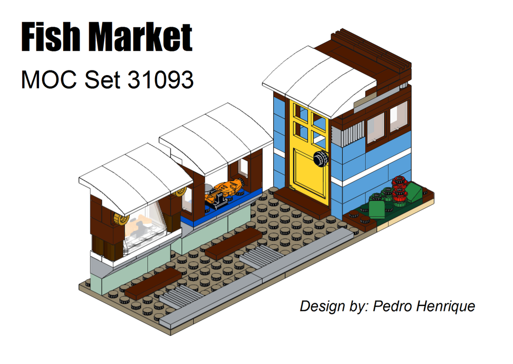Lego Fish Market - MOC 31093