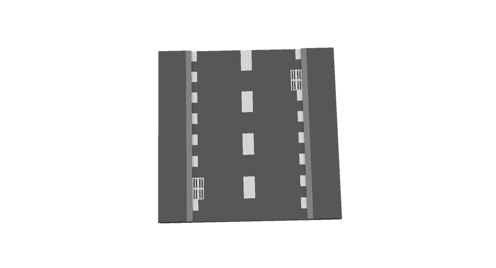 Lego road piece
