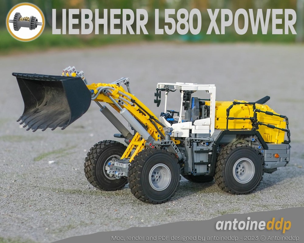 Lego Liebherr L580 XPower: The Ultimate Lego Loader