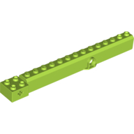 Lego Crane Arm Outside, Wide with Pin Hole at Mid-Point / Lime