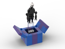 FNAF 2 Minifig scale Puppet box - videogame - FNAF