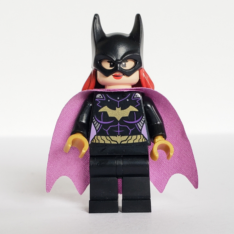 Lego Batgirl, Black Suit, Medium Lavender Cape