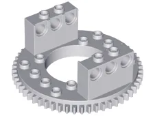 Technic Turntable Large Type 1 Top, 56 Tooth / Light Bluish Gray