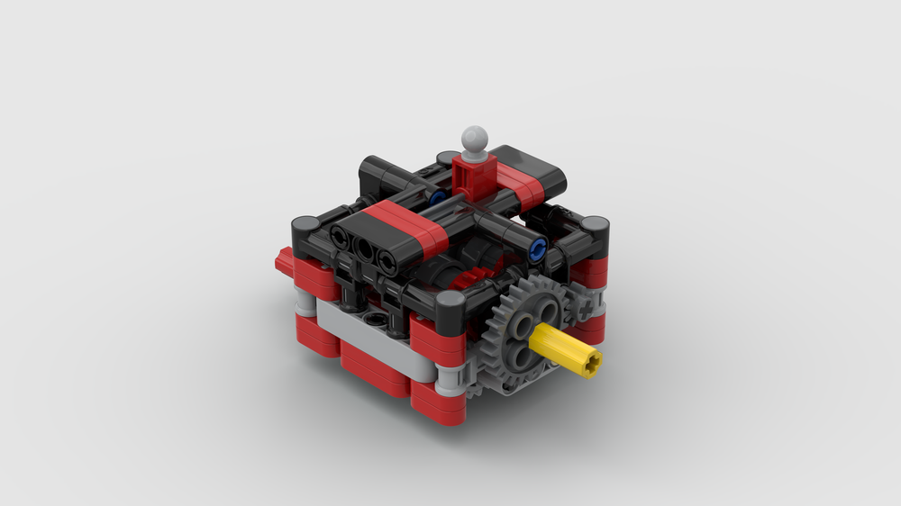 Lego 4-speed manual gearbox