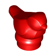 Lego Animal, Bird, Small [PLAIN] / Red