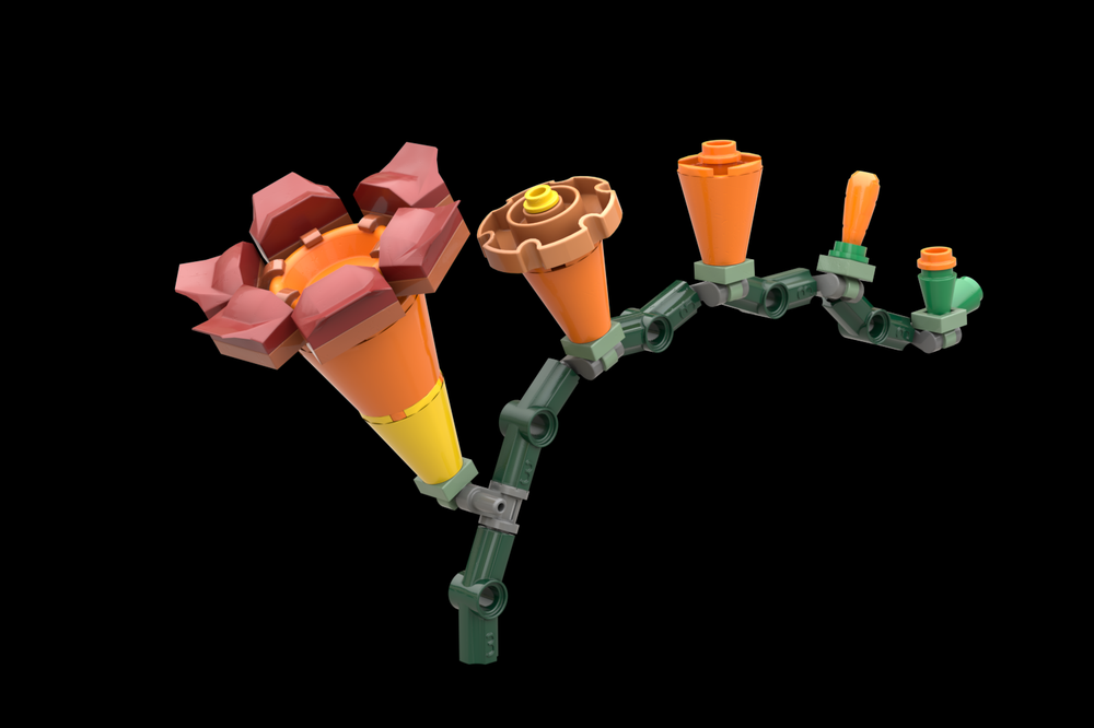 Lego a07 Freesia - Ultimate Flower Collection