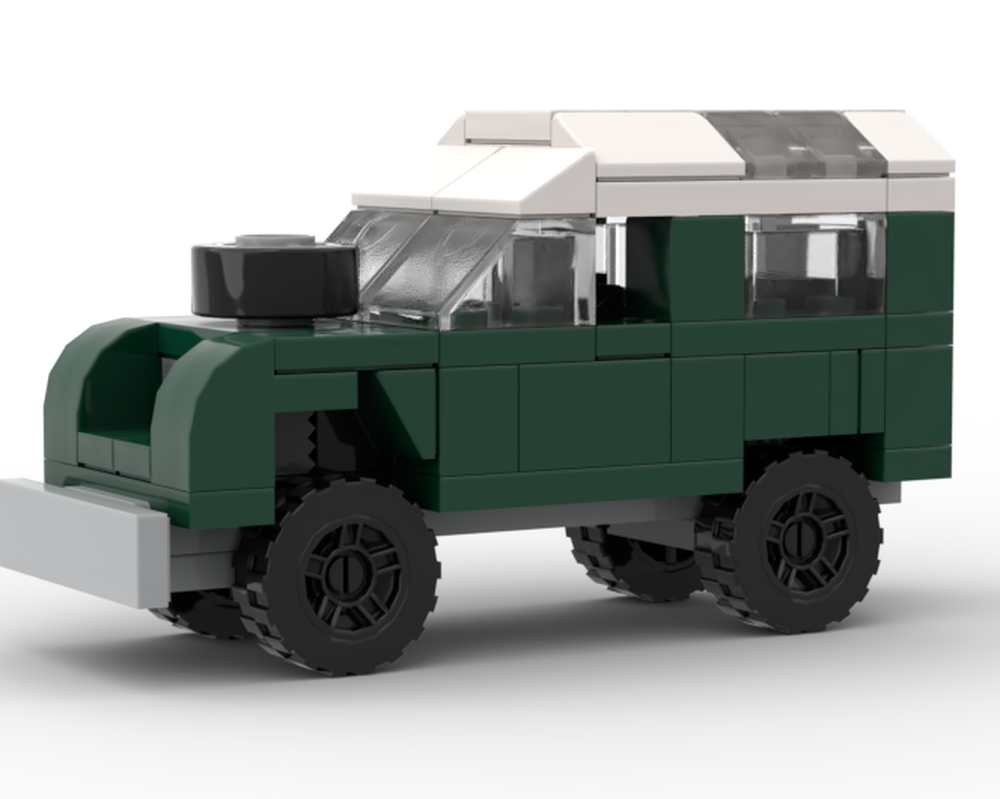 Lego Land Rover Series III Dark Green
