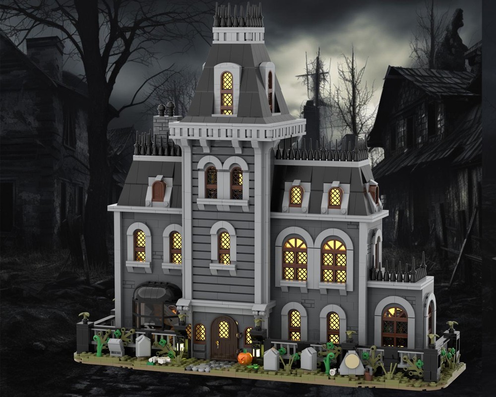 Lego Wednesday Addams Family Mansion