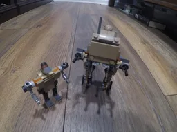 "Scrapheap" AT-ST and load lifter droid
