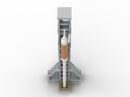 Ares I with launchpad