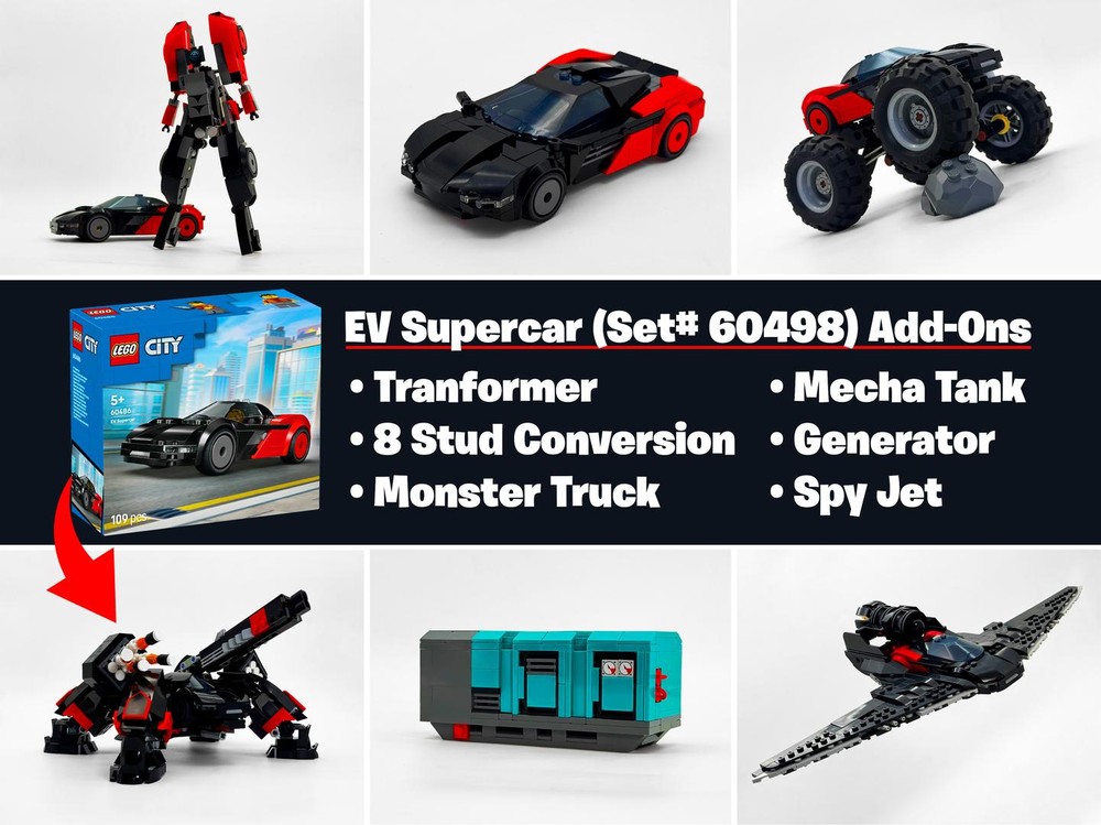 Lego EV Supercar Complete Combo Pack