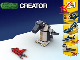 Penguin Alternative build of 3-1 deep sea creatures
