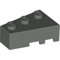 Brick Wedged, Angled 3 x 2 Left / Dark Gray