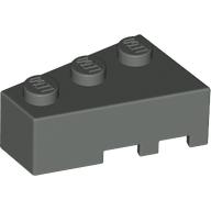 Lego Brick Wedged, Angled 3 x 2 Left / Dark Gray