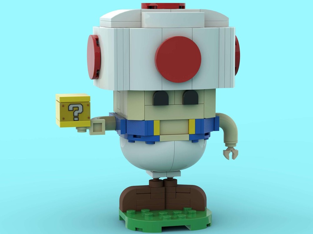 Lego Toad (Power Up - Grow Big Edition)