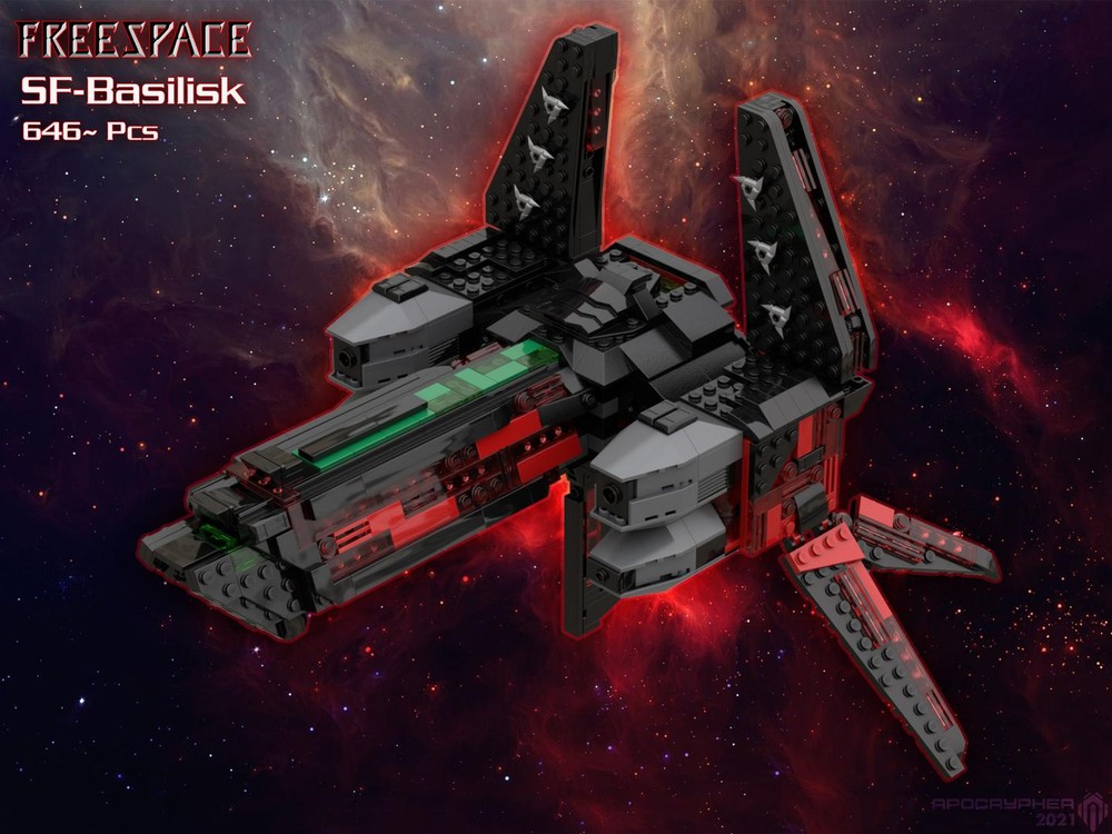 Lego Shivan Basilisk Heavy Fighter (Descent: Freespace)