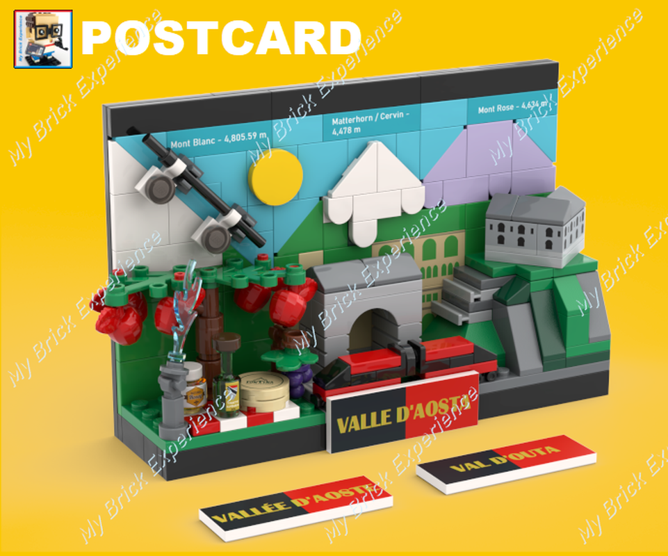 Lego POSTCARD Vallée d'Aoste