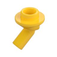 Lego Bar, Angled with 1 x 1 Round Plate / Stud on End / Yellow
