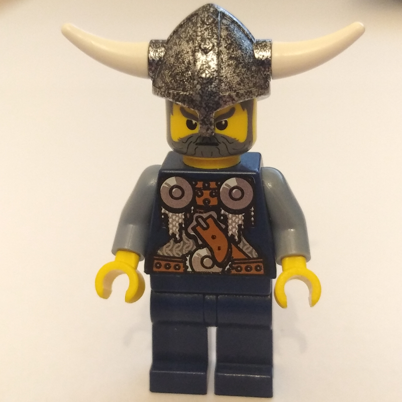Lego Viking Blue Chess Bishop