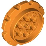 Technic Tread Sprocket Wheel Large 10 Tooth / Orange