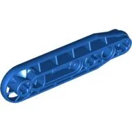 Technic Beam 1 x 7 with Fan / Blue
