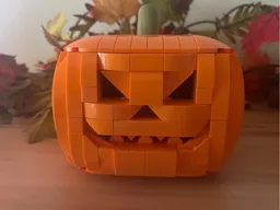 Halloween pumpkins with light