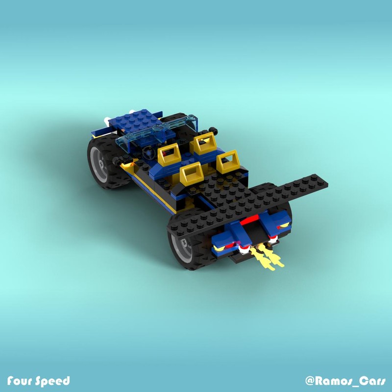 Lego Four Speed with Pullback Motor