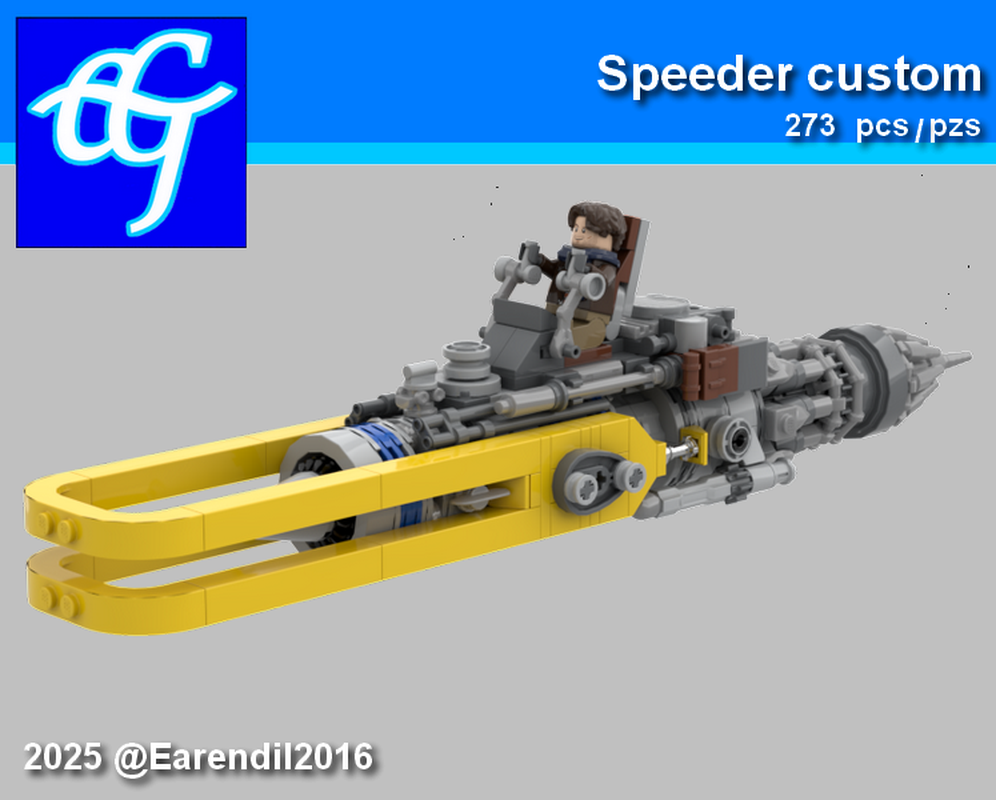 Lego speeder custom