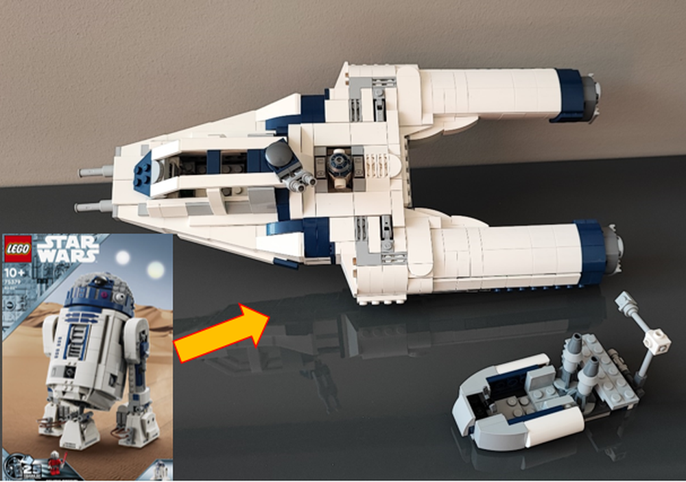 Lego 75379 Rex Y Wing - R2-D2 Alternate Build
